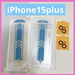 iPhone15plus 画面フィルム 保護フィルム カメラフィルム 各2枚
