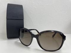 新着 べっ甲柄 サングラス 美品】プラダ ロゴ 男女兼用 ユニセックス 小物