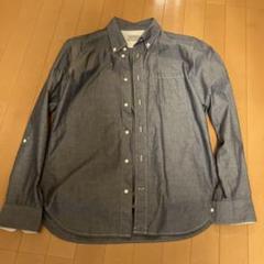 Junmen ダークブルー 長袖シャツ L