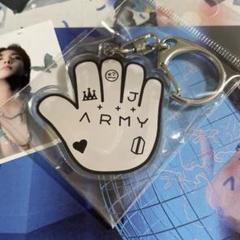 BTS グク ジョングク アクリルキーホルダー手 韓国製作者様 メモ