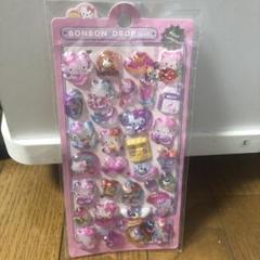 ハローキティ 夜光 ボンボンドロップシール