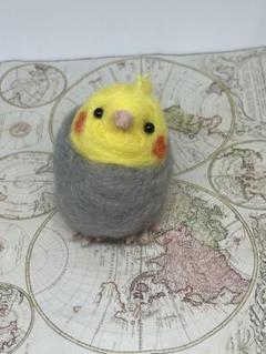 羊毛フェルト オカメインコさん