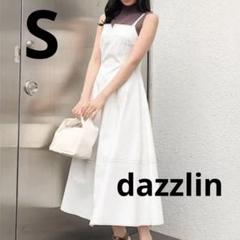 dazzlin ダブルステッチキャミワンピース オフホワイトのサムネイル
