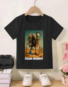 トゥントゥンサフール　120　半袖　Ｔシャツ　ブラック