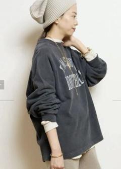 アパルトモン レミレリーフFOOTBALL RAGLAN Tシャツ　トレーナー アパルトモン レミレリーフFOOTBALL RAGLAN Tシャツ トレーナー