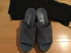 値下げ!シャネル サンダル ミュール 37 デニム地 by メルカリ 値下げ!シャネル サンダル ミュール 37 デニム地 by メルカリ