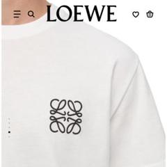 定価69300円】LOEWE アナグラム 刺繍Tシャツ Mサイズ 1度のみ