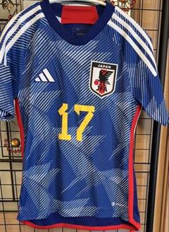 adidas　日本代表ユニフォーム　17番　田中碧