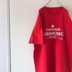 USA古着 canadian drinking オーバーサイズ Tシャツ