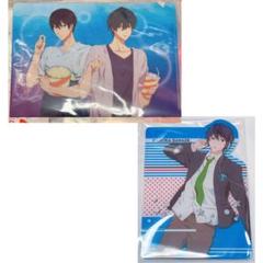 七瀬遙 桐嶋郁弥 Free! 映画 劇場版 クリアファイル モバイルスタンド