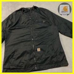 Carhartt NylonJacket Hoodie ゴープコア 黒XL - メルカリ