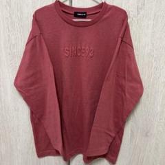 140 COMME CA ISM ワインレッド 長袖カットソー コムサ