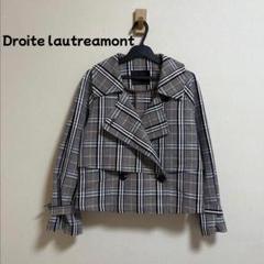 ❤️超美品❤️Droite lautreamont ロングコートチェック