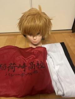 ハイキュー宮侑コスプレ衣装　ウィッグ付きS〜Mサイズ ハイキュー宮侑コスプレ衣装 ウィッグ付きS〜Mサイズ - メルカリ