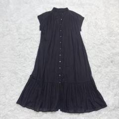 美品IENAイエナ　コットンボイルノースリーブワンピース36　レッド系綿100% 美品IENAイエナ コットンボイルノースリーブワンピース36 レッド