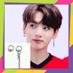【ピアス】BTS ジョングク 着用タイプ ① 両耳用 韓国スタイル