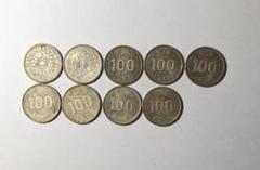 プルーフ硬貨鳳凰・稲穂旧100円銀貨計126枚