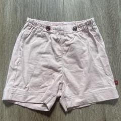 値下げ！【familiar】ピンク　ショートパンツ　90　綿100 赤チェック