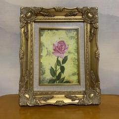 赤木健一　『薔薇』　真作　　サイズSM号　額縁Ｋ-83 赤木健一 『薔薇』 真作 サイズSM号 額縁K-83