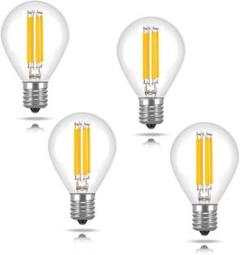 ✨即日発送✨LED電球 E17口金 電球色 40W形相当 調光器対応 LED透明
