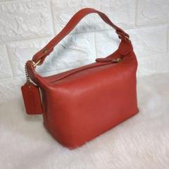 ⭐極美品⭐オールドコーチ バニティバッグ　アクセサリーポーチ　赤　4145 2025年最新】coach バニティバッグの人気アイテム - メルカリ