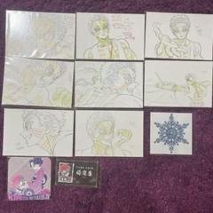 鬼滅の刃　猗窩座　恋雪　アートコースター 名刺　原画　ポストカード　ポスカ