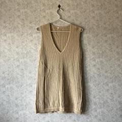 JOURNAL STANDARD タスランクロスベスト ベージュ ロングベスト