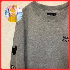 人気アイテム＊【パーリーゲイツ】スウェット/グレー/ミッキーマウス/ディズニー 専用【極美品】 パーリーゲイツ ディズニー ミッキーマウス