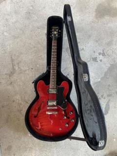 【当店限定販売】 Epiphone セミアコースティックギター メルカリ - ケース付き レッド ギター