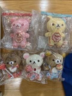 リラックマ×チュッパチャップス ぬいぐるみ5点セット - メルカリ