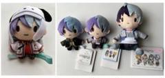 プロセカ　青柳冬弥　モアプラスマスコット、 ふわぷち/マスコット、ミニぬいぐるみ