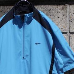 00's NIKE GOLF ロゴプリント 良質生地 古着 プルウェアジャケット