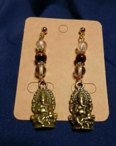 水晶ガネーシャピアス Ganesh Ear Stud：ガネーシャ・スタッド・ピアス – ZOCALO JAPAN