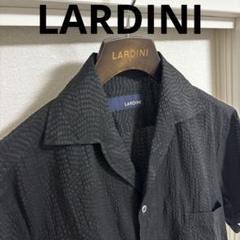 【レア美品】LARDINIラルディーニ オープンカラーシアサッカーシャツ S レア美品】LARDINIラルディーニ オープンカラーシアサッカー