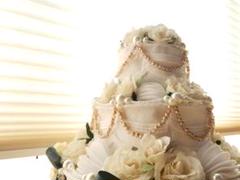 ウエディングケーキNo3★ハンドメイド★ウェルカムスペース★披露宴★結婚式★飾り