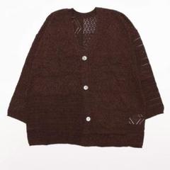 【美品】AMERI 2WAY SWITCH CARDIGAN ブラウン