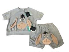 【新品】バースデイ　cottoli イーヨー　セットアップ　80