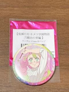 鬼滅の刃　キメツ学園　缶バッジ　甘露寺蜜璃 Kanroji Mitsuri - Badge - Demon Slayer (甘露寺蜜璃(俯瞰