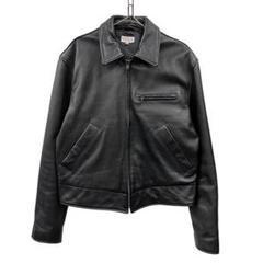 美品 Paul Smith/レザージャケット/スイングトップ/ブラック