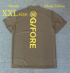 G/FORE ジーフォア XXLサイズ モックネック T-シャツ ブルーグレー ジーフォア（G FORE）（レディース）ゴルフウェア 接触冷感 半袖