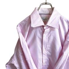 チェック　ワイシャツ レギュラー TED BAKER 長袖 シャツ　ピンク　XL
