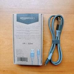 【 即購入OK .ᐟ‪.ᐟ‪】マイクロBケーブル USBケーブル 新品未使用品のサムネイル