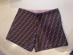 FENDI JEANS フェンディ ロゴ 金ボタン ハーフパンツ ショートパンツ