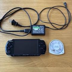【ジャンク品】PSP3000本体 ブラック 充電器付き。