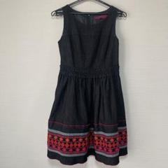 ＊DOLLYGIRLBYANNASUI刺繍入り黒ワンピ＊