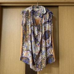 MALAIKA マライカ 多色花柄ノースリーブシャツ