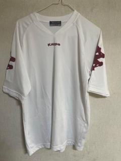 Kappa ホワイト Vネック 半袖 Tシャツ Lのサムネイル