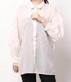 【新品タグ付き】INGNI(イング) ラメシアーボリュームスリーブ　シャツ