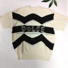 DOLCE ドルチェ エレガント 半袖 カットソー サマーニット 48 L 刺繍