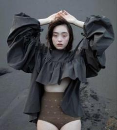 シーロン　siiilon セーラーブラウス　24SS 楽天市場】【中古】SIIILON 22SS｢Be in the wind blouse｣シャツ